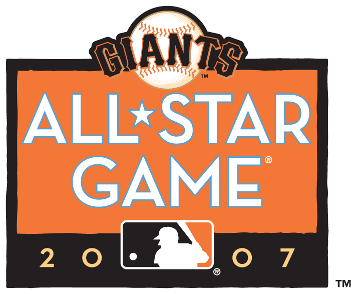MLB All-Star Game 2007 Alternate Logo v5 iron on heat transfer